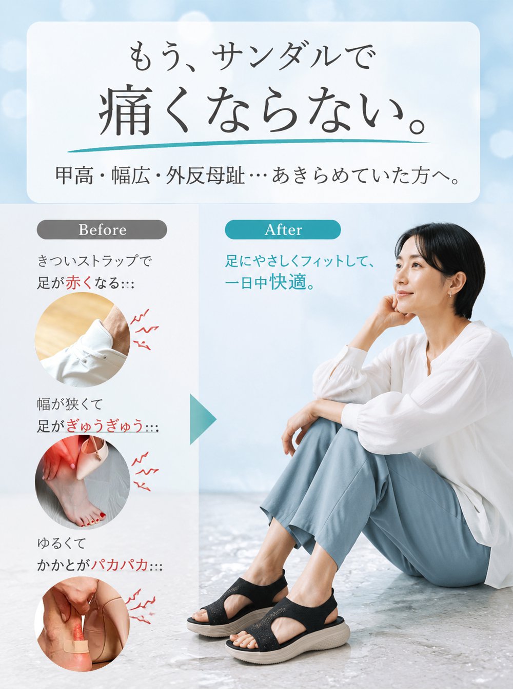 厚底 ラインストーン サンダル カジュアル