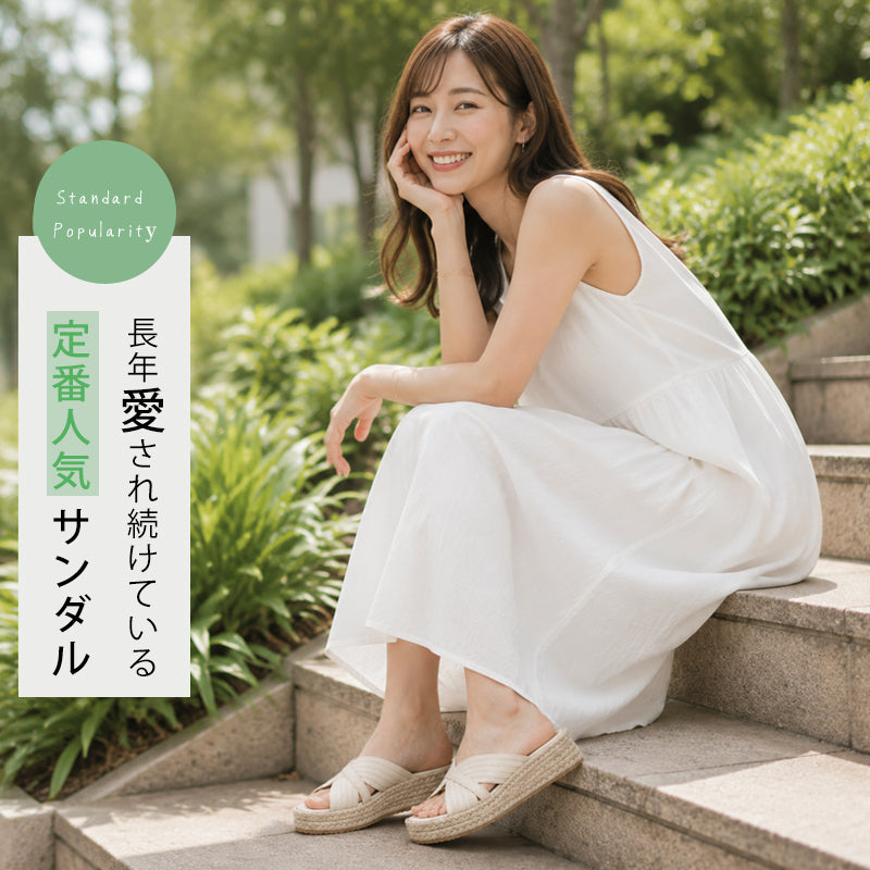 ファッショナブルなレトロ・チャンキーソールサンダル