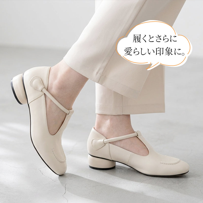 歩きやすいマリージェーン 2.0｜指先ゆったり 幅広5層ソール 疲れないレディース靴 大人可愛い
