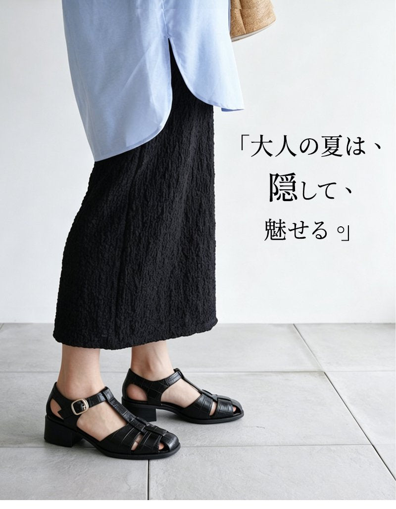 【2026夏新作】 グルカサンダル レディース 編み込み サンダル 3cmヒール つま先ゆったり 歩きやすい 痛くない 疲れない 太ヒール 靶ずれ知らず 春夏