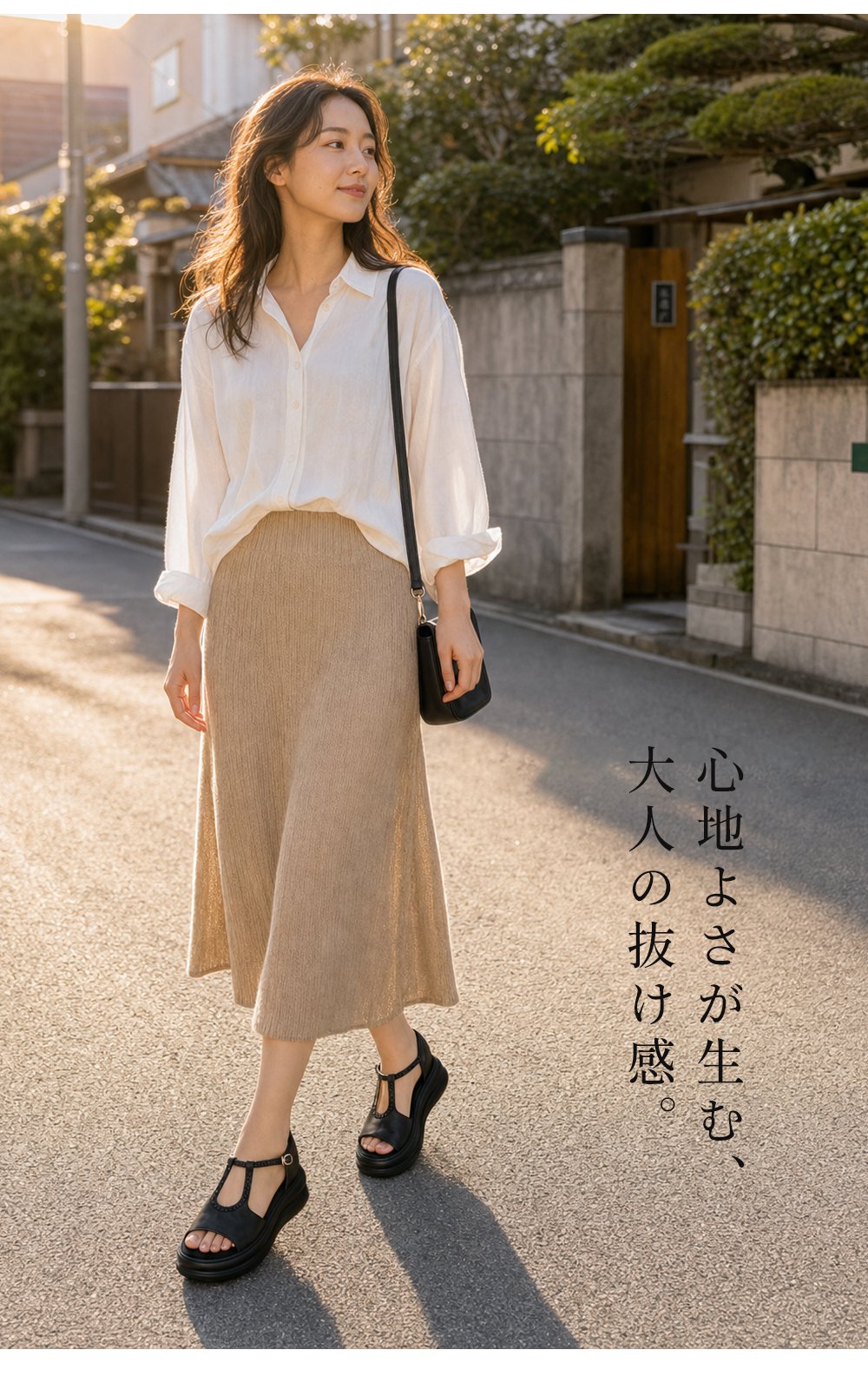 レトロなオープントゥ・ローファーサンダル。